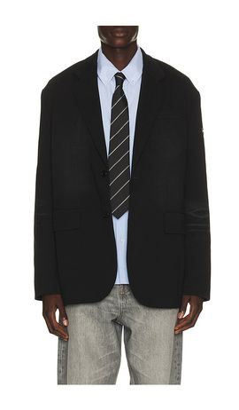 WE11DONE WE11DONE Washed Jersey Blazer
