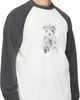 We11done We11done White & Gray Teddy Raglan Sweater - 2