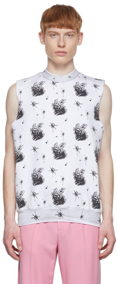 We11done We11done White Cotton Vest