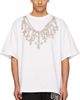 We11done We11done White Cross Necklace T-shirt - 1