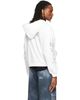 We11done We11done White Lace 'WE11DONE' Zip-Up Hoodie - 3
