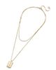WEAR by Erin Andrews WEAR by Erin Andrews x Baublebar Los Angeles Angels Dog Tag Necklace - 2