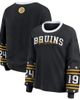 WEAR by Erin Andrews Women's WEAR by Erin Andrews Black Boston Bruins Long-Sleeve Sport T-Shirt  - 1