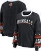 WEAR by Erin Andrews Women's WEAR by Erin Andrews Black Cincinnati Bengals Sport Long-Sleeve T-Shirt  - 1