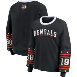 WEAR by Erin Andrews Women's WEAR by Erin Andrews Black Cincinnati Bengals Sport Long-Sleeve T-Shirt 