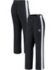 WEAR by Erin Andrews Women's WEAR by Erin Andrews Black Las Vegas Raiders Color-Block Straight Leg Pants  - 1