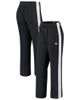 WEAR by Erin Andrews Women's WEAR by Erin Andrews Black New Orleans Saints Color-Block Straight Leg Pants  - 1