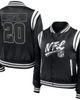 WEAR by Erin Andrews Women's WEAR by Erin Andrews Black Shield Merchandise Bomber Full-Zip Jacket  - 1