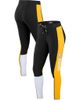 WEAR by Erin Andrews Women's WEAR by Erin Andrews Black/Yellow Pittsburgh Steelers Color-Block Leggings  - 1