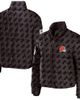 WEAR by Erin Andrews Women's WEAR by Erin Andrews Brown Cleveland Browns Puffer Full-Zip Cropped Jacket  - 1