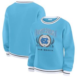 WEAR by Erin Andrews Women's WEAR by Erin Andrews Carolina Blue North Carolina Tar Heels Seal Sweatshirt