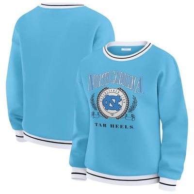 WEAR by Erin Andrews Women's WEAR by Erin Andrews Carolina Blue North Carolina Tar Heels Seal Sweatshirt