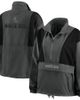 WEAR by Erin Andrews Women's WEAR by Erin Andrews Charcoal Chicago White Sox Packable Half-Zip Jacket  - 1