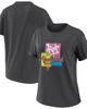 WEAR by Erin Andrews Women's WEAR by Erin Andrews Charcoal New York Mets Domestic Box Color Boyfriend T-Shirt  - 1