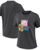 WEAR by Erin Andrews Women's WEAR by Erin Andrews Charcoal St. Louis Cardinals Domestic Box Color Boyfriend T-Shirt  - 1