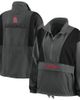 WEAR by Erin Andrews Women's WEAR by Erin Andrews Charcoal St. Louis Cardinals Packable Half-Zip Jacket  - 1