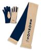 WEAR by Erin Andrews Women's WEAR by Erin Andrews Denver Broncos Tonal Microcheck Scarf & Glove Set - 1