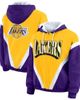 WEAR by Erin Andrews Women's WEAR by Erin Andrews Gold/Purple Los Angeles Lakers Color-Block Full-Zip Windbreaker  - 1
