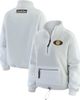 WEAR by Erin Andrews Women's WEAR by Erin Andrews Gray Boston Bruins Polar Fleece Quarter-Zip Jacket  - 1