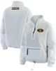 WEAR by Erin Andrews Women's WEAR by Erin Andrews Gray San Diego Padres Polar Fleece Quarter-Zip Jacket  - 1