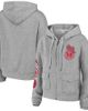 WEAR by Erin Andrews Women's WEAR by Erin Andrews Gray St. Louis Cardinals Full-Zip Hoodie  - 1