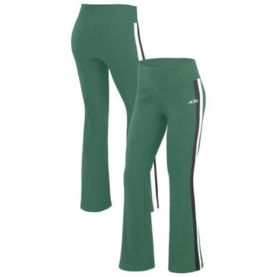 WEAR by Erin Andrews Women's WEAR by Erin Andrews Green New York Jets Tri-Blend Yoga Pants 