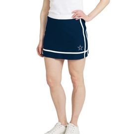 WEAR by Erin Andrews Women's WEAR by Erin Andrews Navy Dallas Cowboys Stripe Skort 