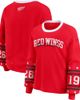 WEAR by Erin Andrews Women's WEAR by Erin Andrews Red Detroit Red Wings Long-Sleeve Sport T-Shirt  - 1