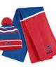 WEAR by Erin Andrews Women's WEAR by Erin Andrews Royal Buffalo Bills Colorblock Cuffed Knit Hat with Pom and Scarf Set  - 1