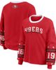 WEAR by Erin Andrews Women's WEAR by Erin Andrews Scarlet San Francisco 49ers Sport Long-Sleeve T-Shirt  - 1
