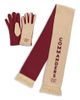 WEAR by Erin Andrews Women's WEAR by Erin Andrews Washington Commanders Tonal Microcheck Scarf & Glove Set - 1