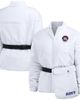WEAR by Erin Andrews Women's WEAR by Erin Andrews White New York Giants Packaway Full-Zip Puffer Jacket  - 1