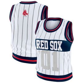WEAR by Erin Andrews Women's WEAR by Erin Andrews White Boston Red Sox Sporty Tank Top 