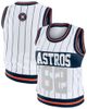 WEAR by Erin Andrews Women's WEAR by Erin Andrews White Houston Astros Sporty Tank Top  - 1