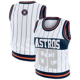 WEAR by Erin Andrews Women's WEAR by Erin Andrews White Houston Astros Sporty Tank Top 