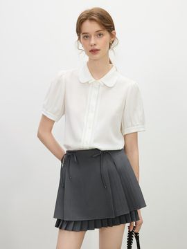 We’Dee Double-layer Doll Collar Shirt