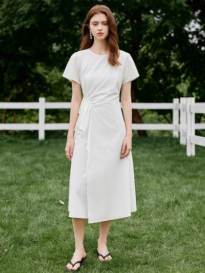 We’Dee Side Drawstring Dress