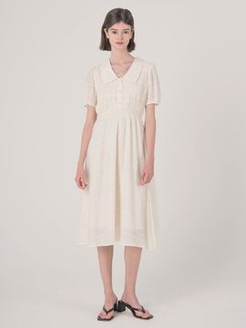 We’Dee Wave Texture Long Dress