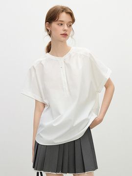We’Dee WD Back Ribbon Button Blouse