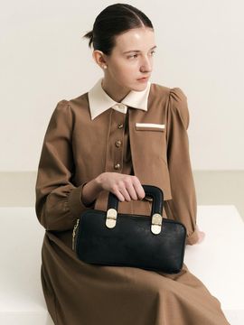 We’Dee WD Metal Point Crossbody Bag_Black