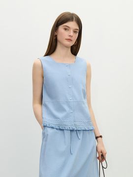 We’Dee WD Tassel Sleeveless Shirt