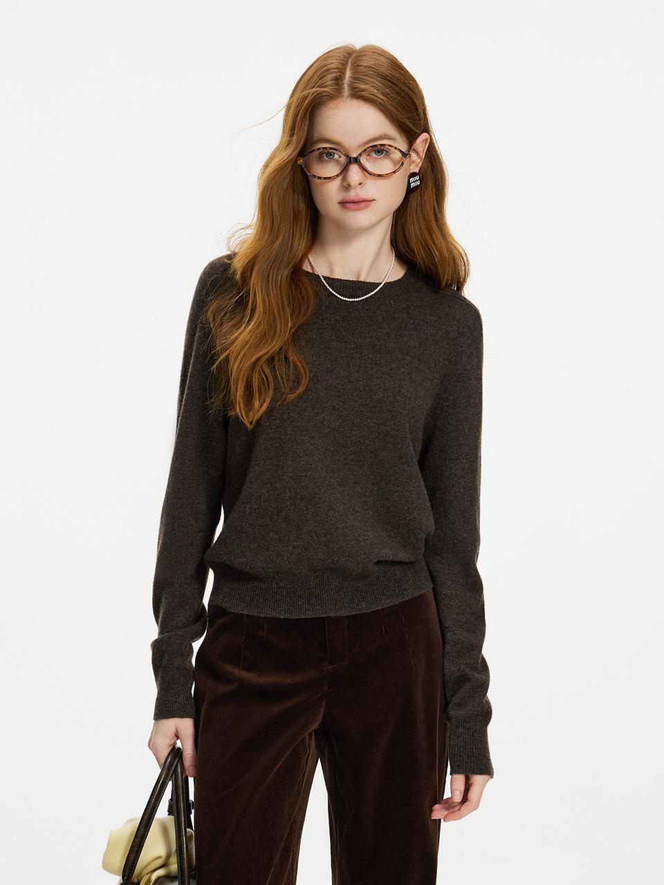 We’Dee WD_Basic woolen knit top