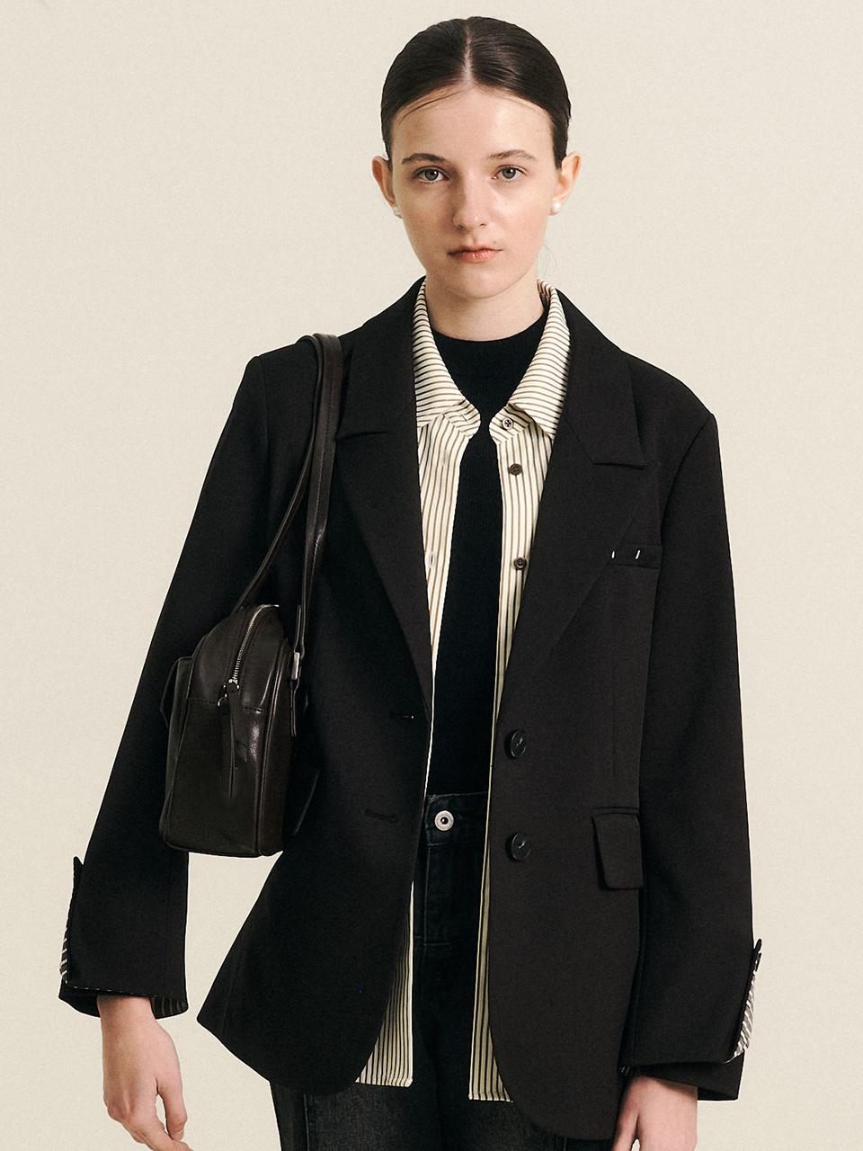 We’Dee WD_Casual point sleeved jacket