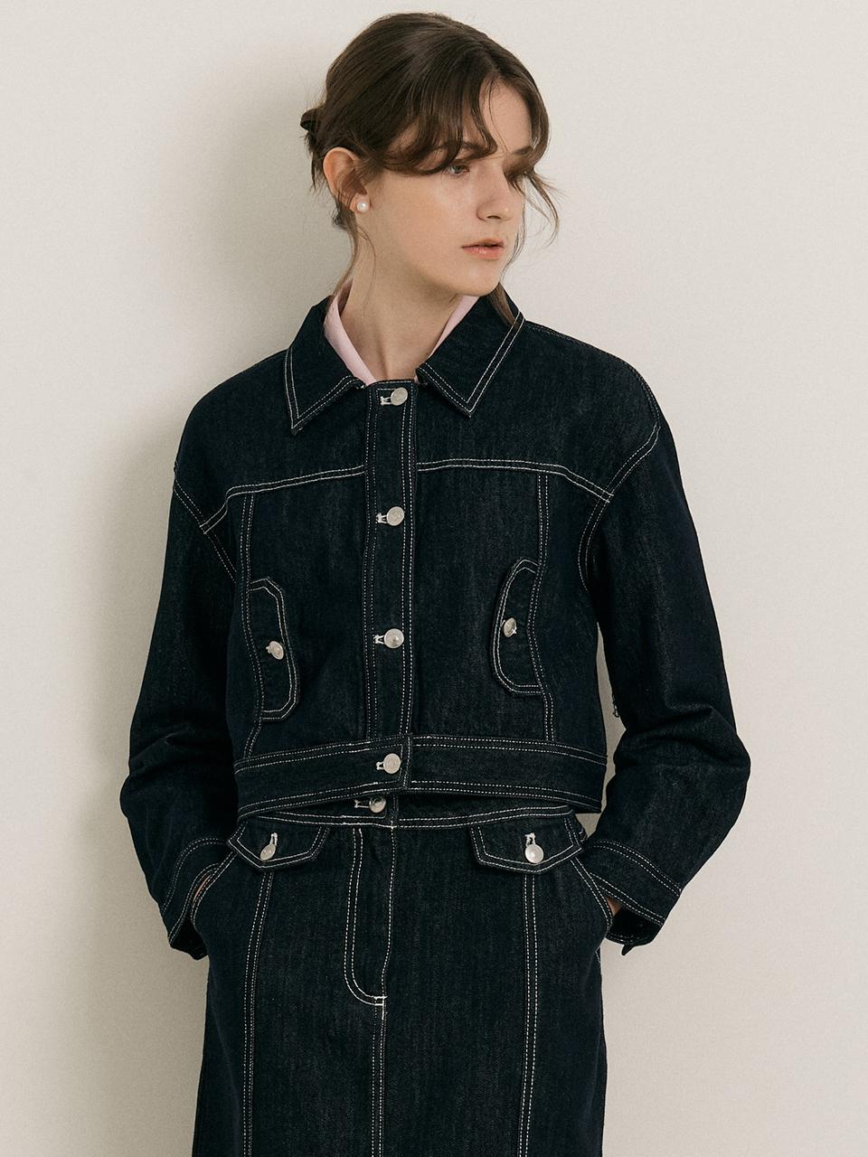 We’Dee WD_Denim vintage short jacket