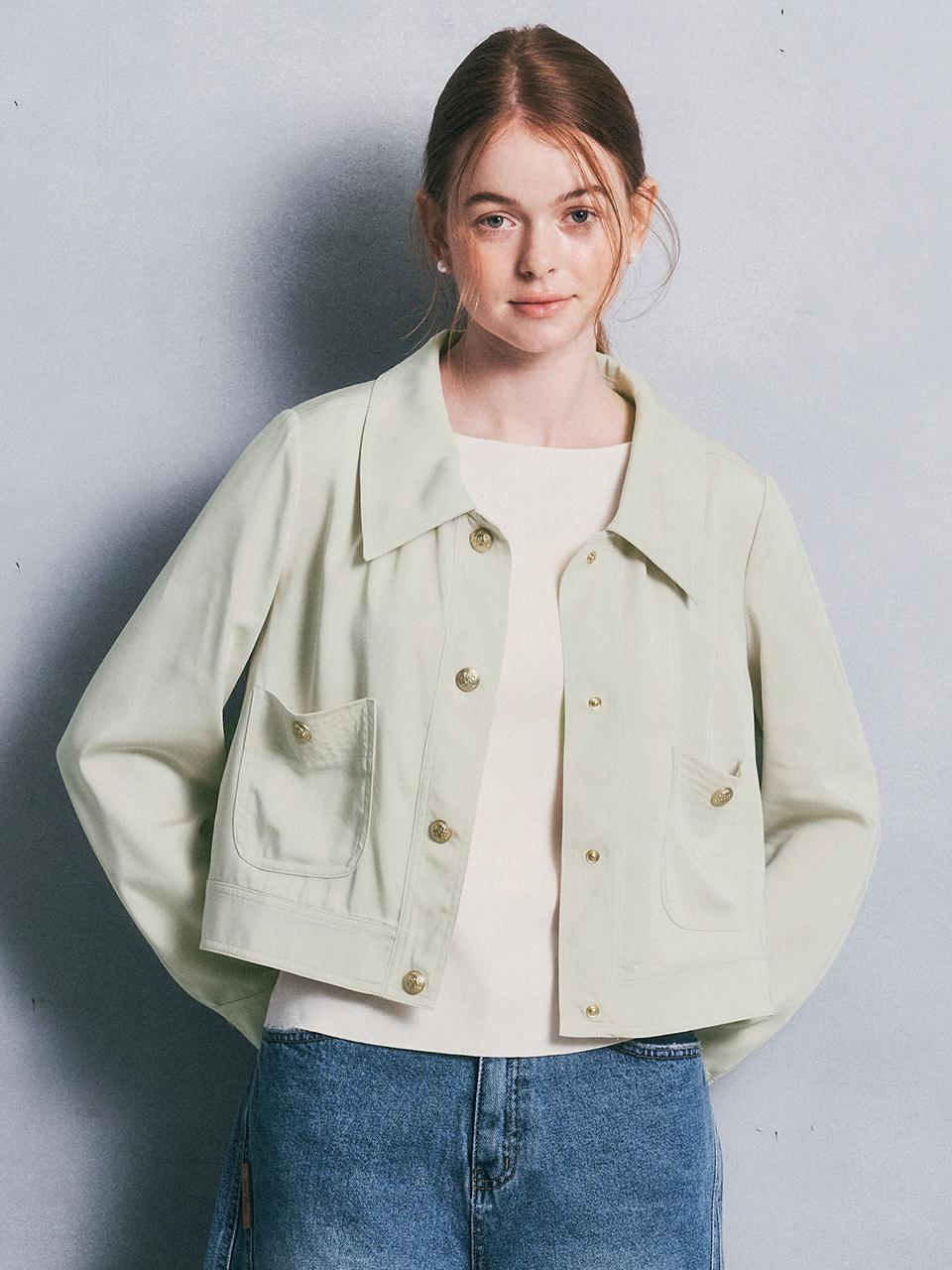 We’Dee WD_Double pocket cropped jacket