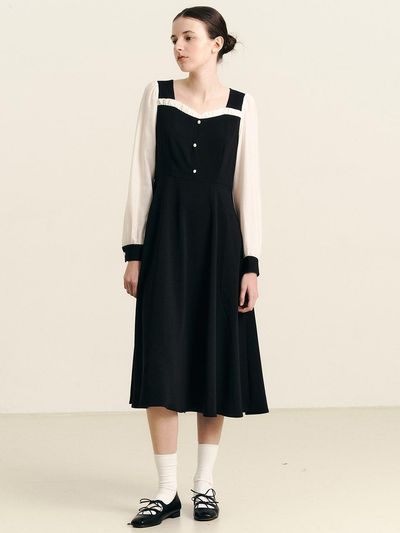 We’Dee WD_Lace square long dress