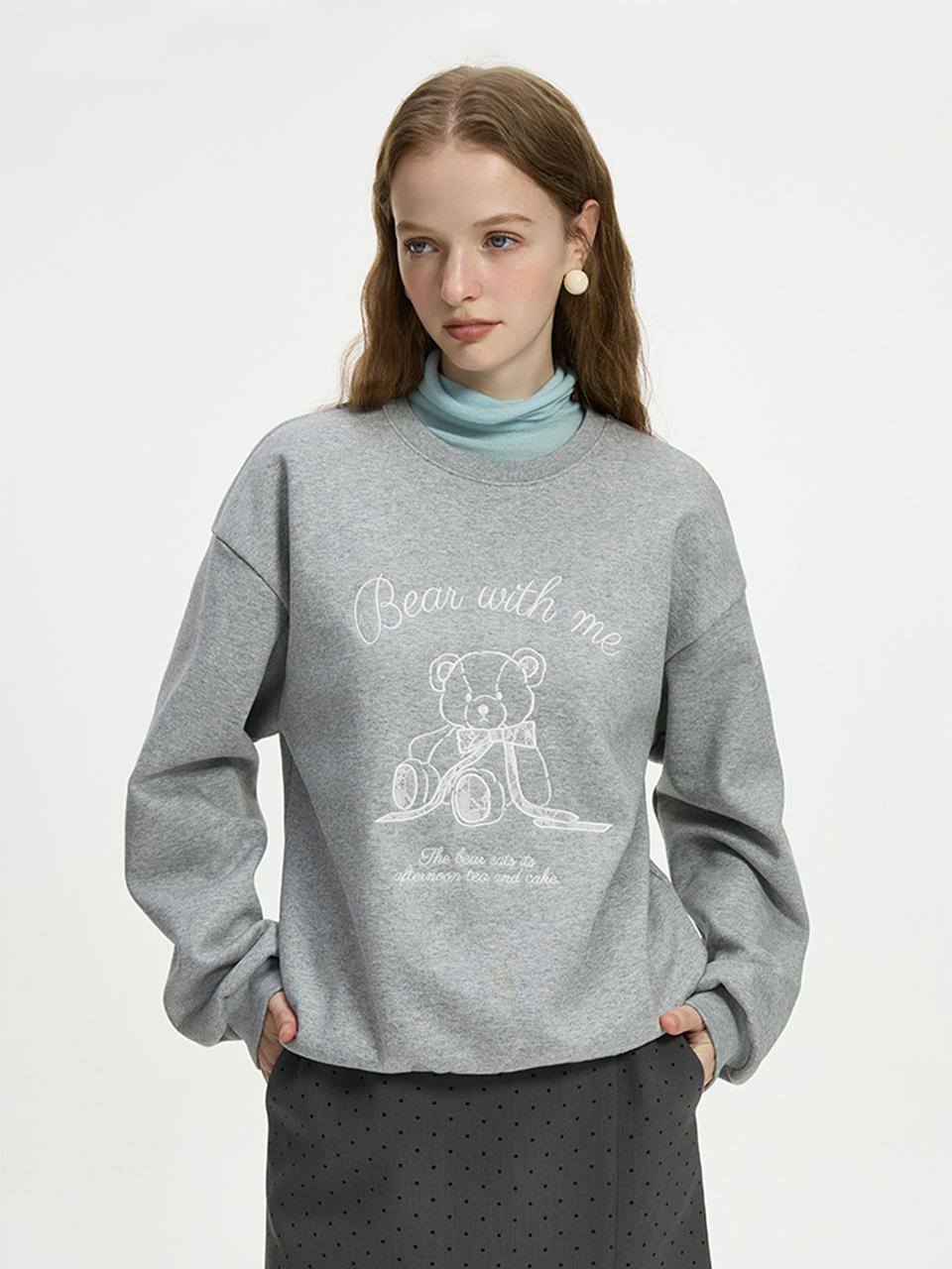 We’Dee WD_Teddy bear embroidery sweater