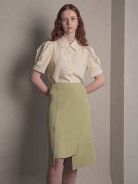We’Dee WED Asymmetry Small A Style Skirt (3 Colors)