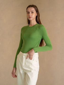 We’Dee WED Slim Round Knit Top (3 Colors)