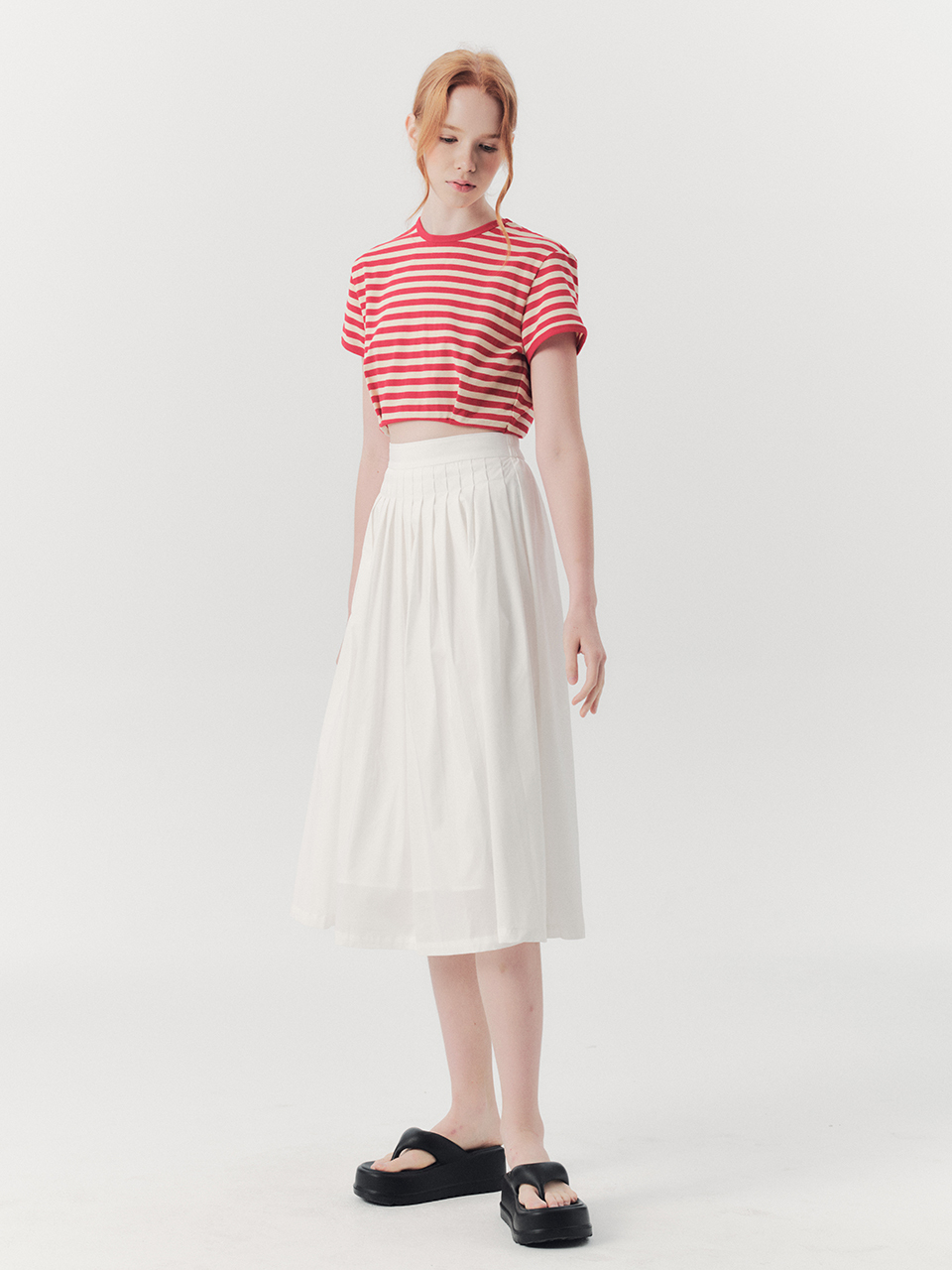 We’Dee WED_Modern Linen Long Skirt
